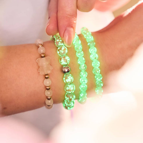 Succulente | Argent sterling .925 | Enveloppe de verre luciole